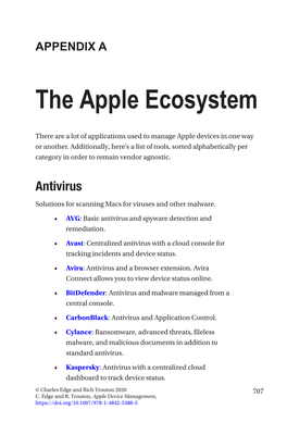 The Apple Ecosystem