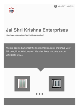 Jai Shri Krishna Enterprises