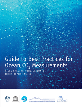 Guide to Best Practices for Ocean CO2 Measurements