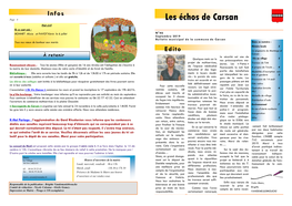 Les Échos De Carsan