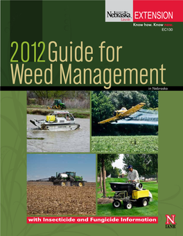 2012 Guide for Weed Management in Nebraska