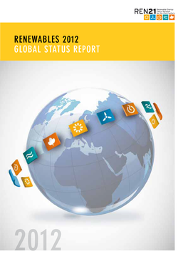 Renewables 2012 GLOBAL STATUS REPORT