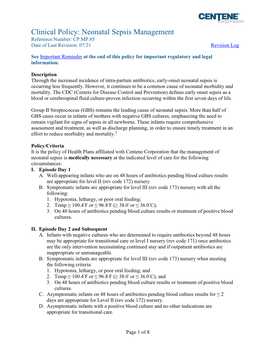 Neonatal Sepsis Management Guidelines (PDF)