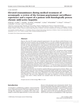 Elevated Transaminases During Medical Treatment of Acromegaly: A