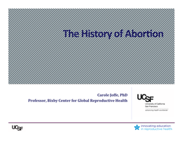 The History of Abortion