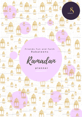 Ramadan Planner Intentions
