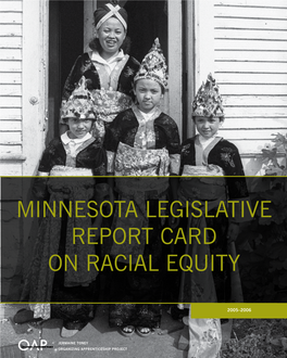 Minnesota Legislative Report Card on Racial Equity