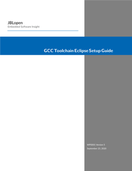 GCC Toolchain Eclipse Setup Guide