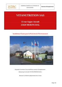 Vitanutrition Sas