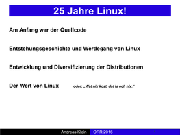 Happy Birthday Linux