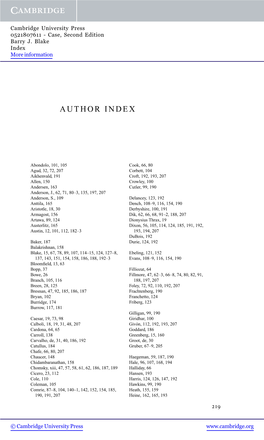 Author Index