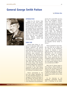 General George Smith Patton by Nicholas Han