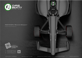 Chris Beatty Design Limited PORTFOLIO 3D Educational Asset Technical Illustration Client: Indycar / Mezzo Technologies Project: Indycar Cutaway