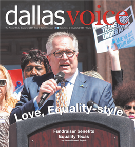 Love-Equality Steele Is Running for the Democratic Nomina- — Arnold Wayne Jones Tion for the 36Th Congressional District, East of Scarborough Renfest Houston