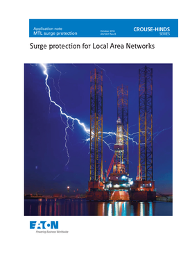 Surge Protection for Local Area Networks CONTENTS Page