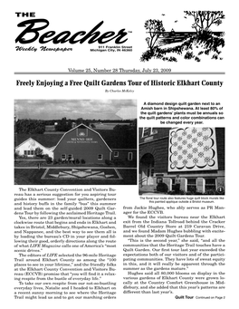 Freely Enjoying a Free Quilt Gardens Tour of Historic Elkhart County by Charles Mckelvy