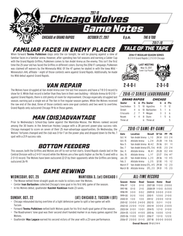 Chicago Wolves Game Notes