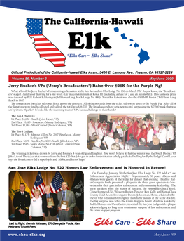 The California-Hawaii Elk “Elks Care ~ Elks Share”