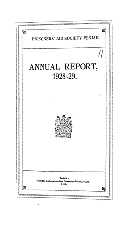 Annual Report, 1928-29