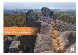 Department of Parks and Wildlife 2014–15 Annual Report Acknowledgments