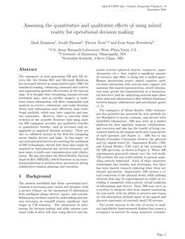 Assessing the Quantitative and Qualitative Effects of Using Mixed