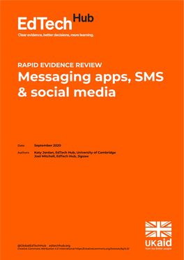 SMS Or Messaging Apps