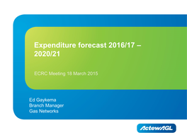 Capital Efficiency Sharing Scheme Impact of Actewagl Distribution