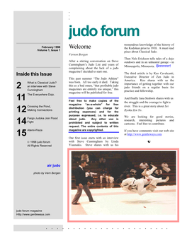 Judo Forum Feb 98