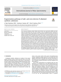 Fragmentation Pathways of Odd- and Even-Electron N-Alkylated Synthetic Cathinones