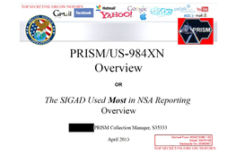 PRISM/US-984XN Overview