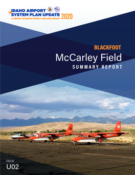 Mccarley Field SUMMARY REPORT
