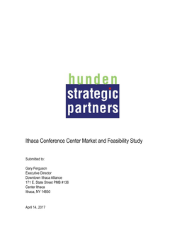 Ithaca Conference Center Market and Feasibility Study