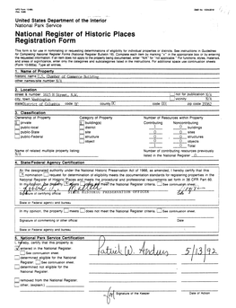 National Register of Historic Places Registration Form