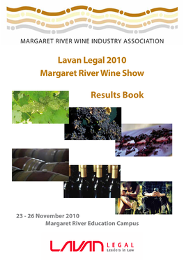 2010 Margaret River Wine Show Results Book