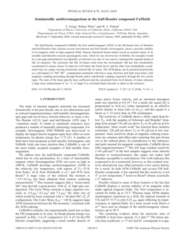 Semimetallic Antiferromagnetism in the Half-Heusler Compound Cumnsb