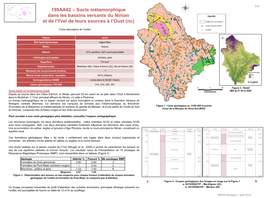 199AA02 – Socle Métamorphique Dans Les Bassins Versants Du Ninian Et De L'yvel De Leurs Sources À L’Oust (Nc)