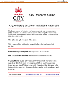 City Research Online