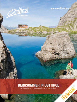 BERGSOMMER in OSTTIROL 02/16 Authentisch, Ursprünglich, Echt, Reduziert