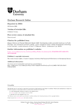 The Contribution of Remote Sensing.', in New Agendas in Remote Sensing and Landscape Archaeology in the Near East : Studies in Honour of Tony J