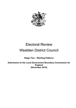 Electoral Review Wealden District Council