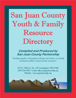 San Juan County Youth & Family Resource Directory