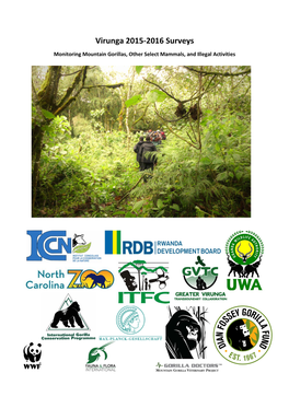 Virunga 2015-2016 Surveys