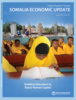 Somalia Economic Update, Fourth Edition: Building Education to Boost Human Capital