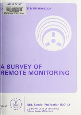 A Survey of Remote Monitoring