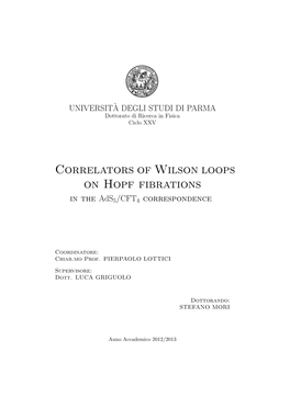 Correlators of Wilson Loops on Hopf Fibrations