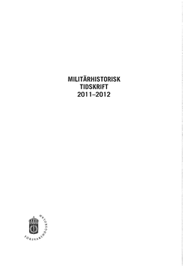 Militärhistorisk Tidskrift 2011-2012