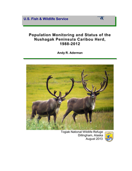 Population Monitoring and Status of the Nushagak Peninsula Caribou Herd