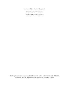 International Law Documents : 1948-49