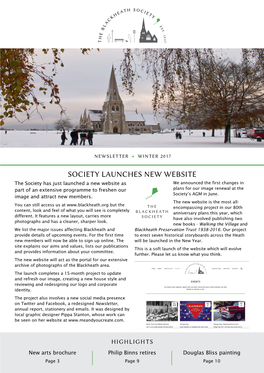 Society Launches NEW Website