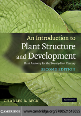 Plant Anatomy for the Twenty-First Century, Second Edition